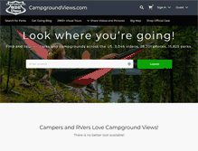 Tablet Screenshot of campgroundviews.com